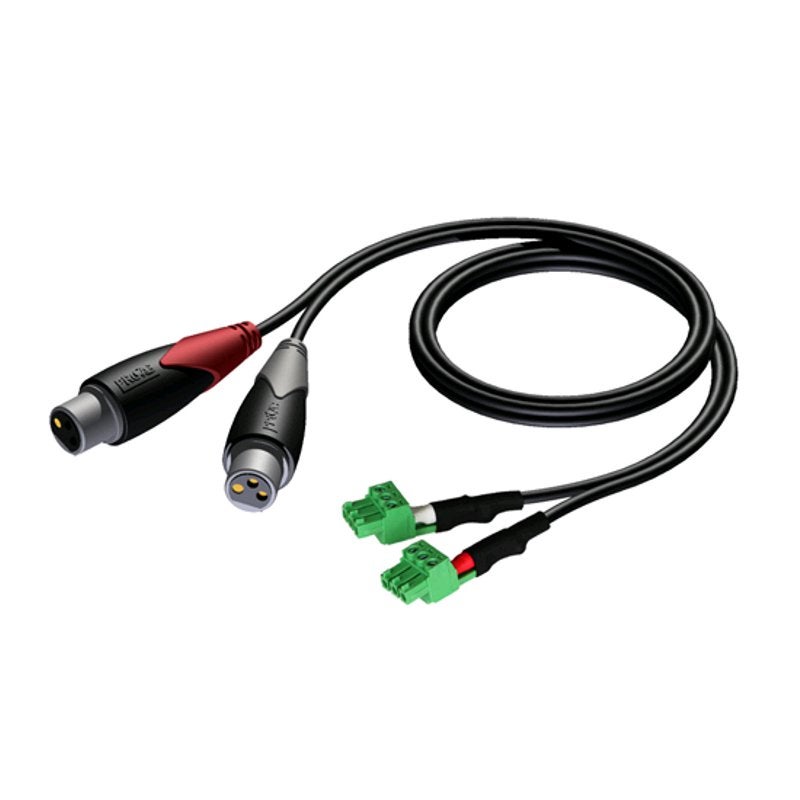 Procab CLA835 2x Terminal Block - 2x XLR female, 150 cm von Procab