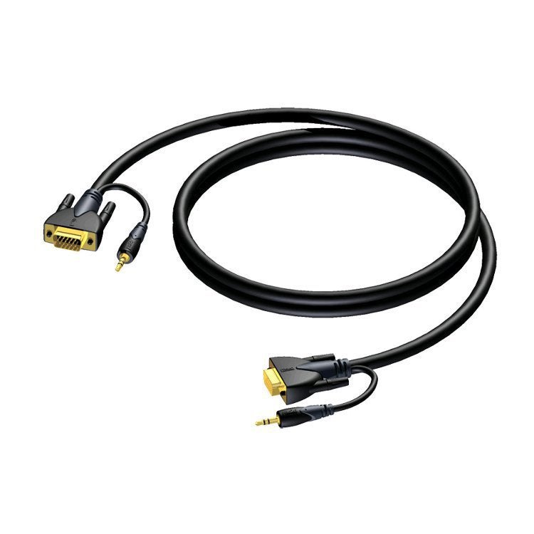 Procab CLV115 Classic Videokabel SVGA-Miniklinke - SVGA-Miniklinke 15 m von Procab