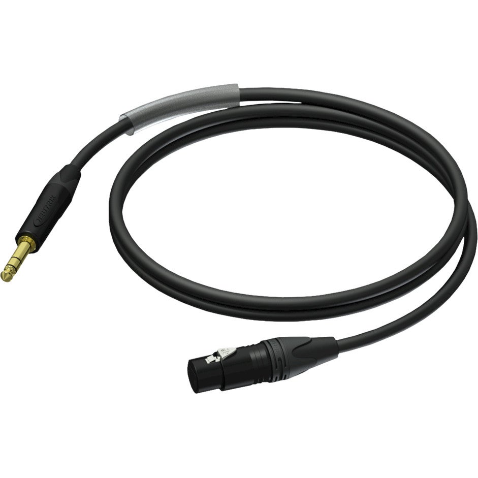 Procab PRA723 Prime F-XLR to Stereo Jack, 0.25m von Procab