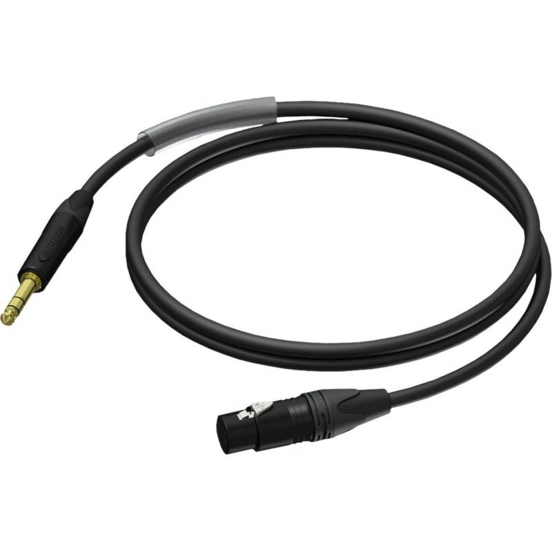 Procab PRA723 Prime F-XLR to Stereo Jack, 0.25m von Procab