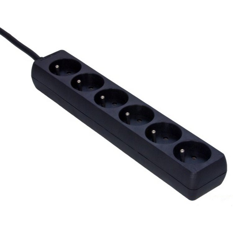 Procab PSC106 1.5F 6-fach Steckdose mit Erdungszapfen (BE, FR), 1,5 m von Procab