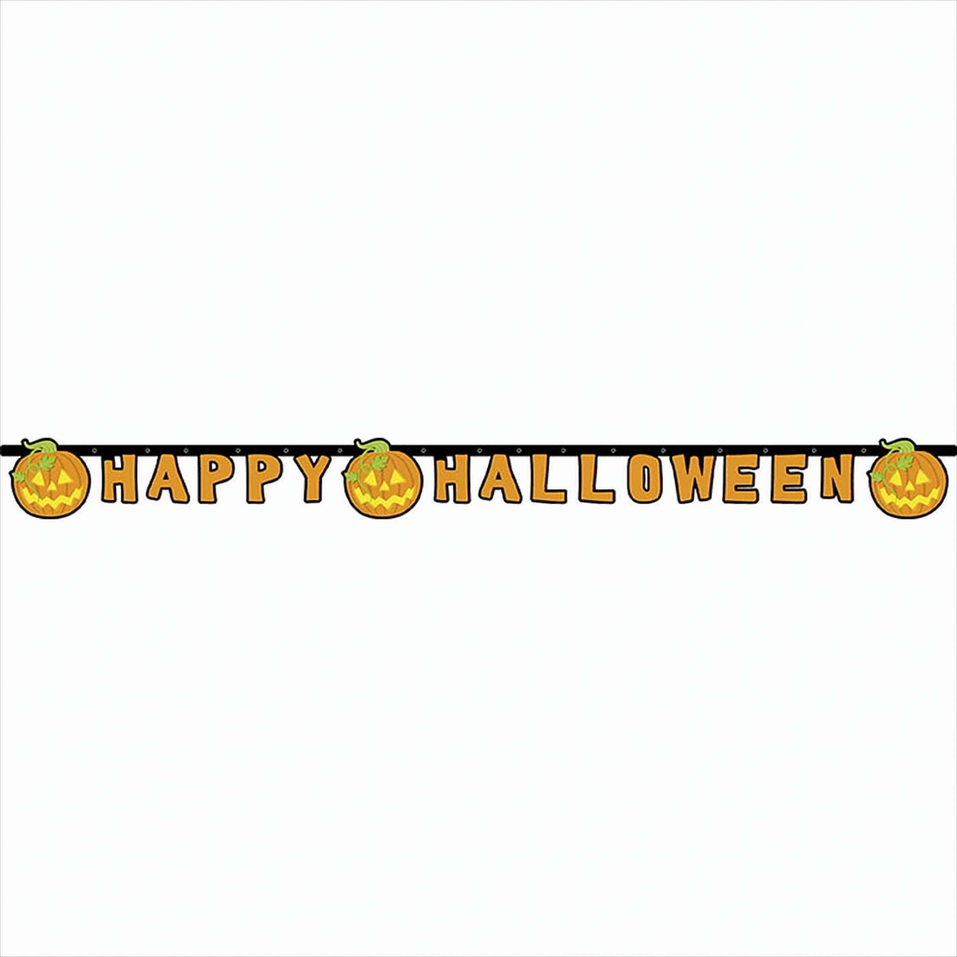 Happy Halloween "Happy Birthday" Gestanzte Girlande von Procos