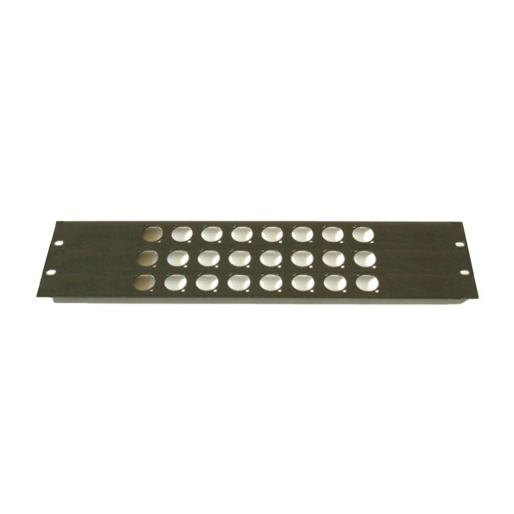 Prodjuser 3U XLR-8 Einbaupaneel für 24 XLR, Metall von ProDJuser