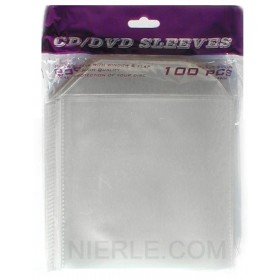 CD/DVD Prosleeves PP 100 Stück mit Lasche CD/DVD Prosleeves PP 100 Stück mit Lasche von Prodye