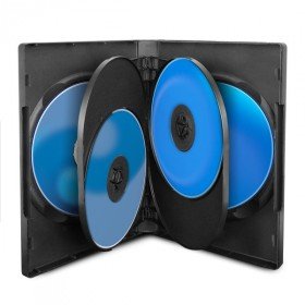 DVD-Hüllen 6er 22 mm schwarz - 5 Stück DVD-Hüllen 6er 22 mm schwarz - 5 Stück von Prodye