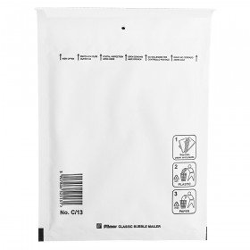 Luftpolstertaschen C13, 170 x 230mm passend für 1 x 14mm oder 2 x 7 mm DVD-Hüllen , 25 Stück, Weiß Luftpolstertaschen C13, 170 x 230mm passend für 1 x 14mm oder 2 x 7 mm DVD-Hüllen , 25 Stück, Weiß von Prodye