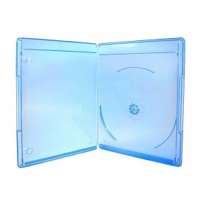 Nierle Elite Blu-ray Hülle, Slim 6 mm, Maschinen-pack-Qualität, Transparent, Blau, 10 Stück von Prodye