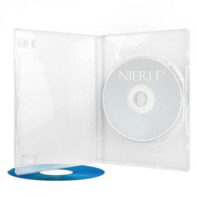 Prodye nierle Exclusive DVD Hüllen, 14 mm, Maschinen-Pack-Qualität, Transparent (super Clear), 100 Stück von Prodye