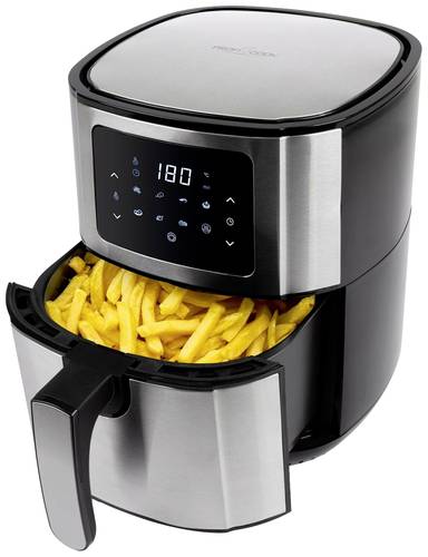 Profi Cook PC-FR 1239 H Heißluft-Fritteuse Edelstahl, Schwarz von Profi Cook