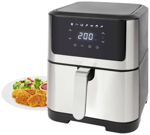 Profi Cook PC-FR 1269 H Heißluft-Fritteuse 1800W Edelstahl, Schwarz von Profi Cook