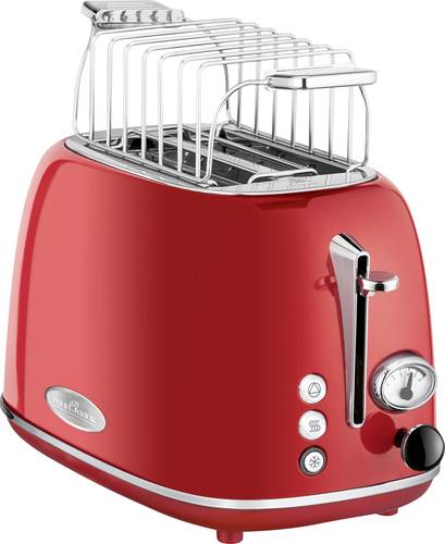 Profi Cook PC-TA 1193 Toaster Edelstahl, Rot von Profi Cook