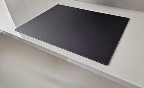 Schreibtischunterlage sanftlux Leder 60 x 40 Silbergrau von Profi-Mats
