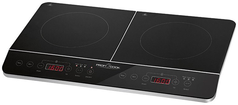 PC-DKI 1067 Induktionskochplatte schwarz/silber PC-DKI 1067 Induktionskochplatte schwarz/silber von ProfiCook