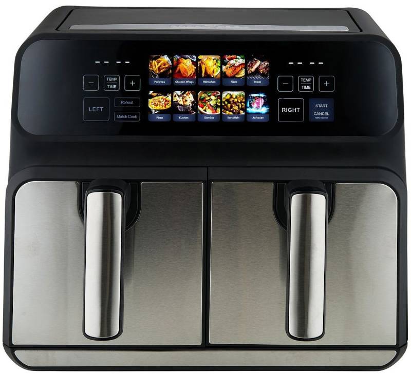 PC-FR 1287 H Heißluft-Fritteuse edelstahl/schwarz von ProfiCook