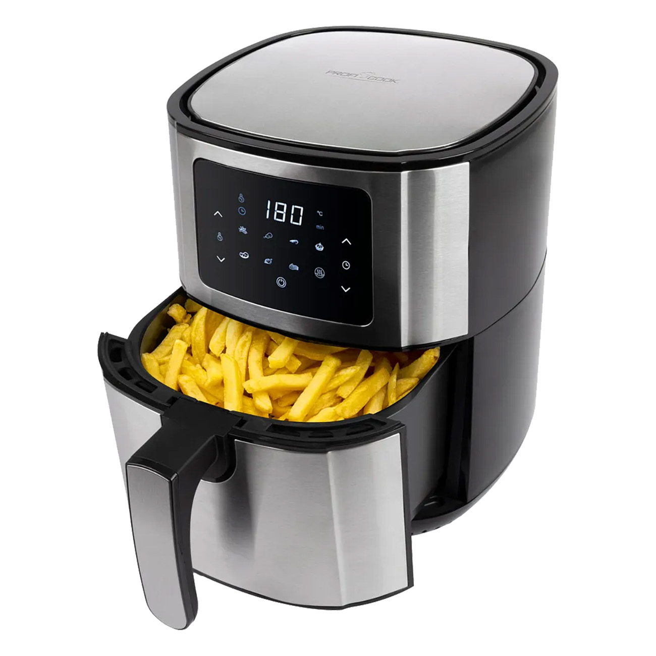 Profi Cook PC-FR 1239 H | Hei?luftfritteuse | 7 Automatikprogramme | Cool Touch-Griff | Abschaltautomatik und ?berhitzungsschutz | ca. 5,5 Liter von ProfiCook