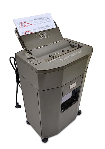 Aktenvernichter Partikelschnitt Sicherheit P-4 Profi Office Piranha 308 AF - automatischer Einzug 80 Blatt autofeed, 8 Blatt manueller Einzug, zuverlässig schnell, DSGVO konform (91951) von ProfiOffice