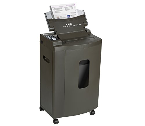 Profi Office Auto Feed Aktenvernichter Partikelschnitt P-5 Alligator - 150 Blatt gleichzeitig, zuverlässig leise schnell, DSGVO Standard (91956) von ProfiOffice