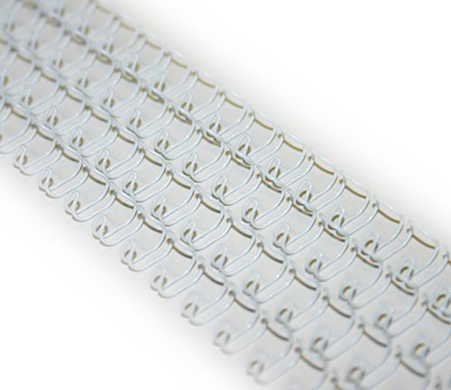 ProfiOffice® Drahtbinderücken 5.5 mm, 34 Ringe, 3:1 Teilung, weiß(70901) von ProfiOffice