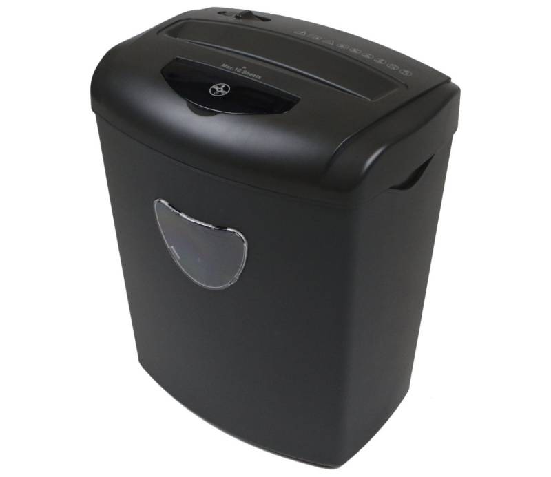 ProfiOffice Aktenvernichter ProfiOffice Home Office Aktenvernichter Piranha 10CD cross-cut, P4, 10 Blatt, Extra CD Slot von ProfiOffice