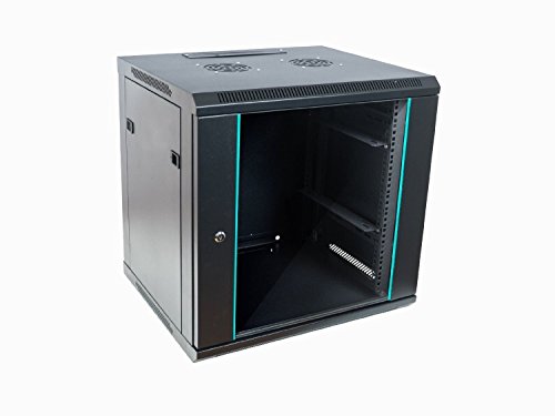 ProfiPatch SCENetwork Elektronikwandgehäuse, 12HE, robust, Netzwerkwandschrank, 500mm tief, komplett vormontiert, abnehmbare Seitenwände, eigenbelüftet, schwarz RAL9004, Fronttür mit Sicherheitsfenster, inklusive 19" Streben ProfiPatch SCENetwork Elektronikwandgehäuse, 12HE, robust, Netzwerkwandschrank, 500mm tief, komplett vormontiert, abnehmbare Seitenwände, eigenbelüftet, schwarz RAL9004, Fronttür mit Sicherheitsfenster, inklusive 19" Streben von ProfiPatch