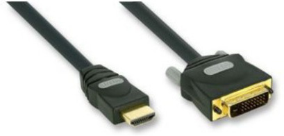 Goldkabel HDMI auf DVI-D 20m von Profigold