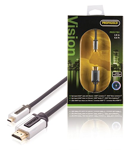 Profigold High Speed HDMI Kabel mit Ethernet (2m) von Profigold