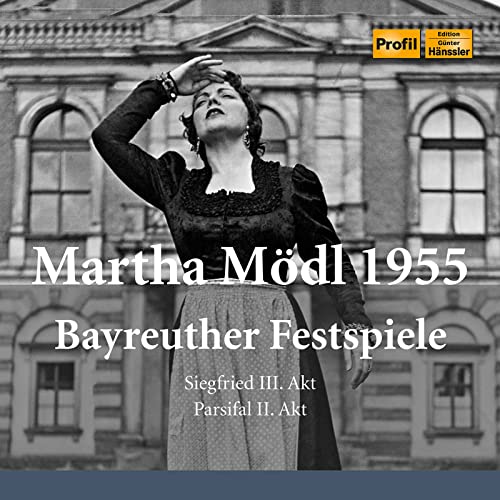 Martha Mödl 1955 Siegfried III.Akt/Parsifal II.Akt von Profil