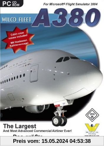 Flight Simulator 2004 - Airbus A380 von Profisoft Vertriebs GmbH
