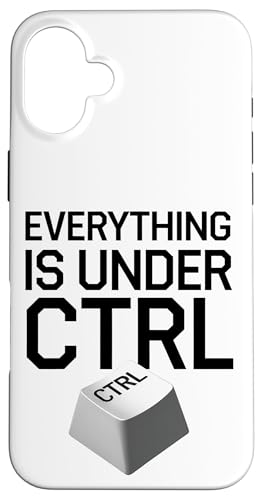 Funny Geek Nerd Alles ist unter CTRL Hülle für iPhone 16 Plus Funny Geek Nerd Alles ist unter CTRL Hülle für iPhone 16 Plus von Programmierer Geschenk Tech Humor Tastatur