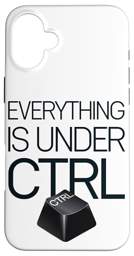 Funny Geek Nerd Alles ist unter CTRL Hülle für iPhone 16 Plus Funny Geek Nerd Alles ist unter CTRL Hülle für iPhone 16 Plus von Programmierer Geschenk Tech Humor Tastatur