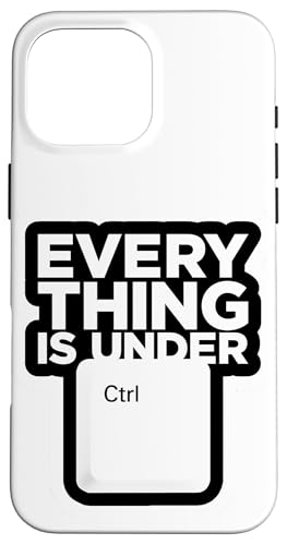 Funny Geek Nerd Alles ist unter CTRL Hülle für iPhone 16 Pro Max Funny Geek Nerd Alles ist unter CTRL Hülle für iPhone 16 Pro Max von Programmierer Geschenk Tech Humor Tastatur