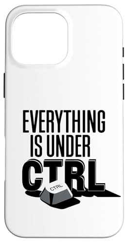 Funny Geek Nerd Alles ist unter CTRL Hülle für iPhone 16 Pro Max Funny Geek Nerd Alles ist unter CTRL Hülle für iPhone 16 Pro Max von Programmierer Geschenk Tech Humor Tastatur