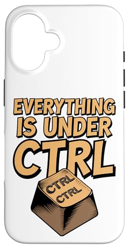 Funny Geek Nerd Alles ist unter CTRL Hülle für iPhone 16 Funny Geek Nerd Alles ist unter CTRL Hülle für iPhone 16 von Programmierer Geschenk Tech Humor Tastatur
