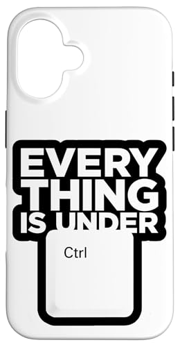 Funny Geek Nerd Alles ist unter CTRL Hülle für iPhone 16 Funny Geek Nerd Alles ist unter CTRL Hülle für iPhone 16 von Programmierer Geschenk Tech Humor Tastatur