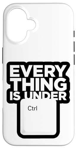 Funny Geek Nerd Alles ist unter CTRL Hülle für iPhone 16 Funny Geek Nerd Alles ist unter CTRL Hülle für iPhone 16 von Programmierer Geschenk Tech Humor Tastatur