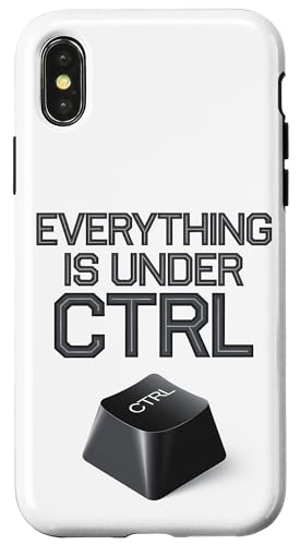 Funny Geek Nerd Alles ist unter CTRL Hülle für iPhone X/XS Funny Geek Nerd Alles ist unter CTRL Hülle für iPhone X/XS von Programmierer Geschenk Tech Humor Tastatur