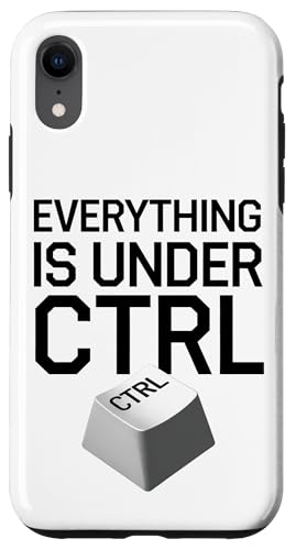 Funny Geek Nerd Alles ist unter CTRL Hülle für iPhone XR Funny Geek Nerd Alles ist unter CTRL Hülle für iPhone XR von Programmierer Geschenk Tech Humor Tastatur