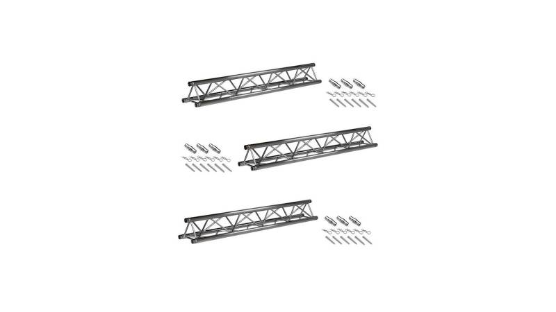 3x Prolyte Truss X30D-L300 Gerade 3m + Verbinder Set von Prolyte