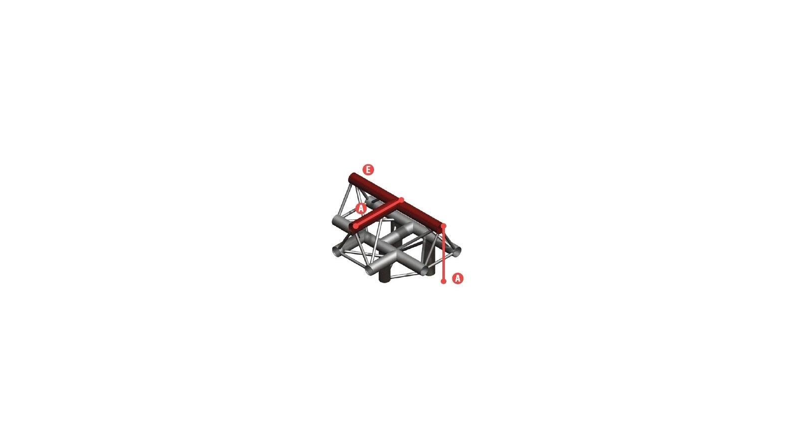 Astralite Truss AO3-C019 T-Stück 4-Weg außen Astralite Truss AO3-C019 T-Stück 4-Weg außen von Prolyte