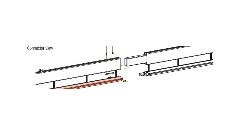 Prolyte Protrac PT-T48H-L200, Rohr mit Schlitzprofil 48,3 mm, mit integrierter Schienenablage für Helm 100 Läufer von Prolyte
