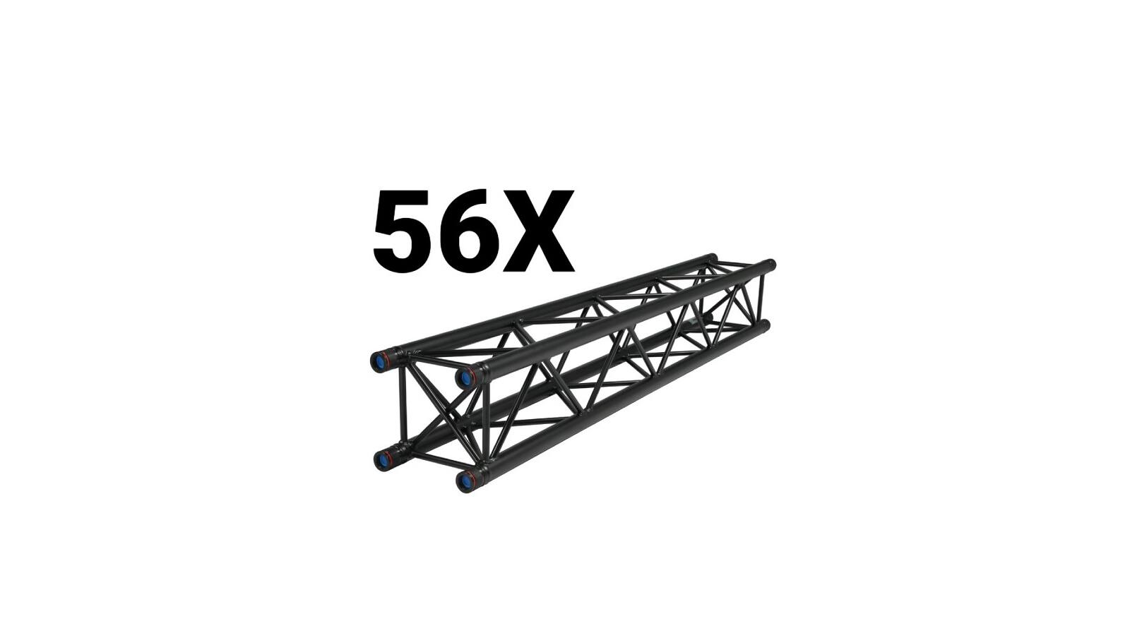 Prolyte Square H30V-L200 gerade 2m schwarz 56-Stk Set Prolyte Square H30V-L200 gerade 2m schwarz 56-Stk Set von Prolyte