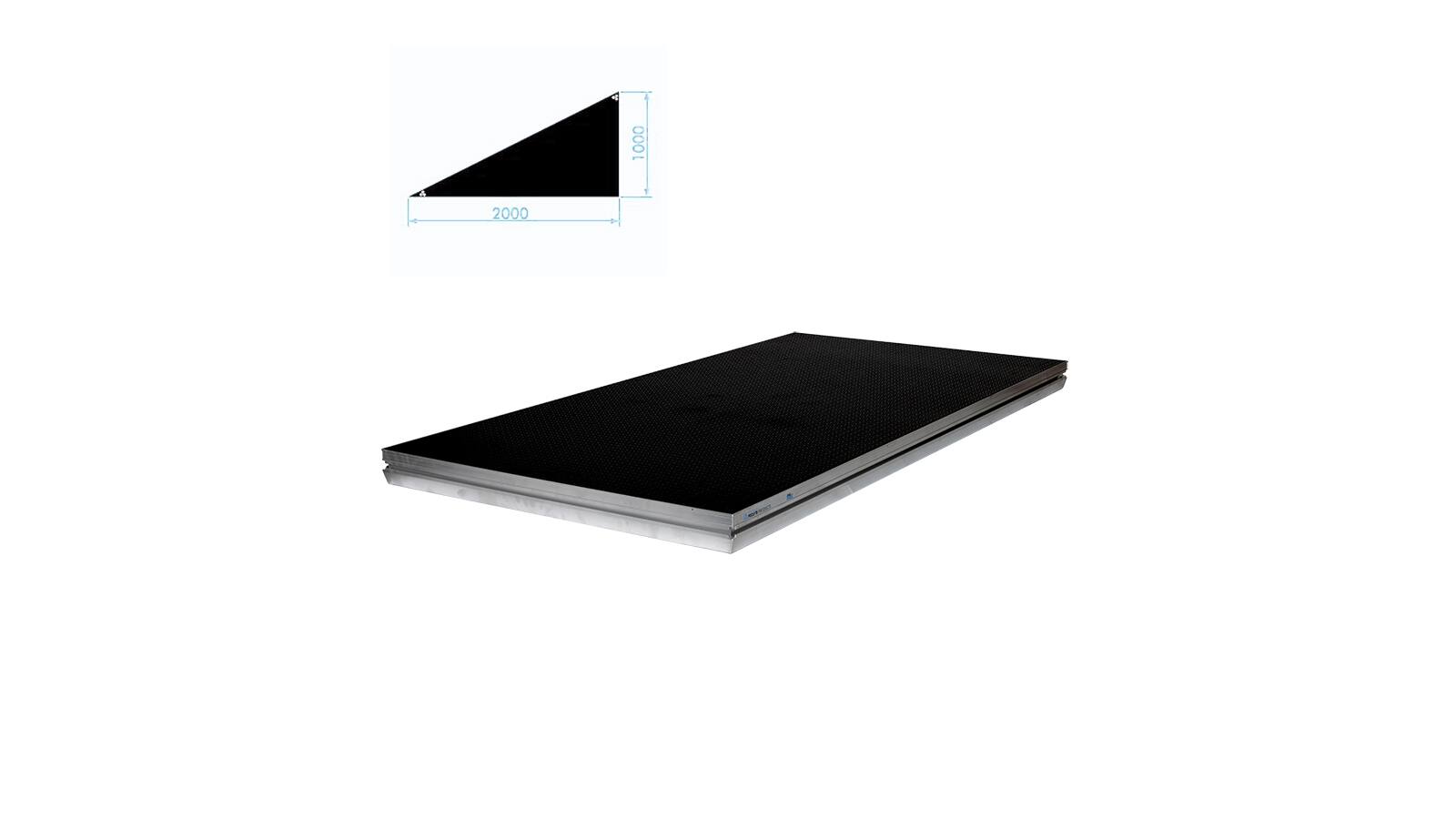 Prolyte StageDex TOPLINE Bühnenpodest Dreieck 200 x 100 cm Links Prolyte StageDex TOPLINE Bühnenpodest Dreieck 200 x 100 cm Links von Prolyte