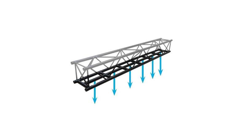 Prolyte Truss H40V-L200 Gerade 2m mit Mitteltube von Prolyte
