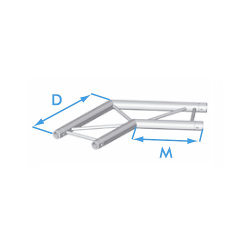 Prolyte X30L 2-Punkt-Traverse 120 Grad-Ecke, platt Prolyte X30L 2-Punkt-Traverse 120 Grad-Ecke, platt von Prolyte