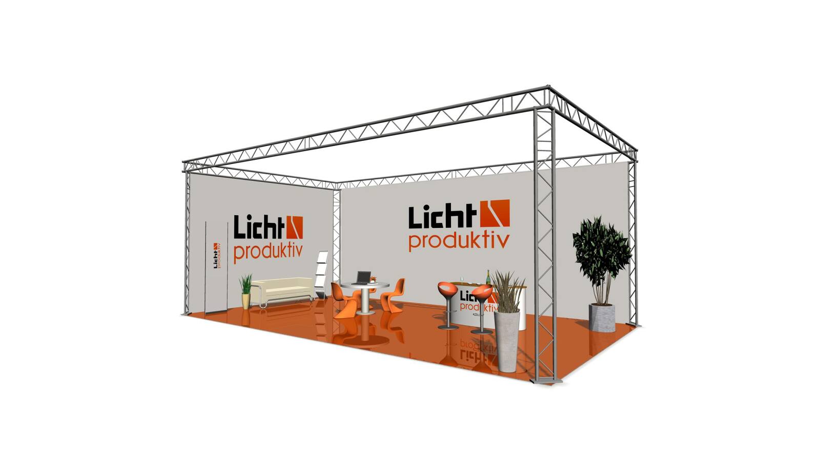Prolyte X30L Messestand 8 x 4 x 2,5 m 2-Punkt Prolyte X30L Messestand 8 x 4 x 2,5 m 2-Punkt von Prolyte