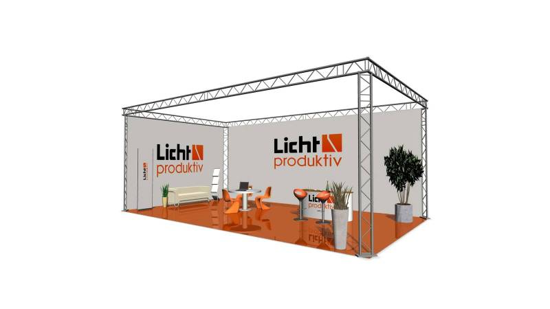 Prolyte X30L Messestand 8 x 6 x 2,5 m 2-Punkt von Prolyte