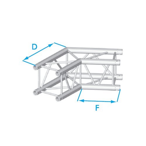 Prolyte X30V 4-Punkt-Traverse, 120-Grad-Ecke Prolyte X30V 4-Punkt-Traverse, 120-Grad-Ecke von Prolyte