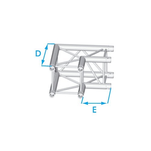 Prolyte X30V 90 Grad Ecke für 4-Punkt-Traversen von Prolyte