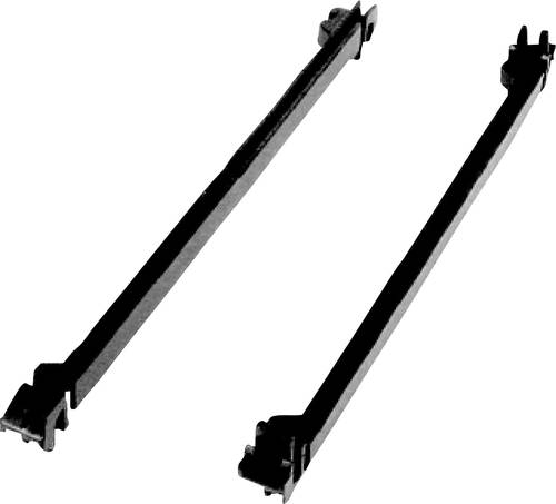Proma 138022 Führungsschiene Kunststoff Schwarz (L x B x H) 145 x 9.8 x 15mm von Proma