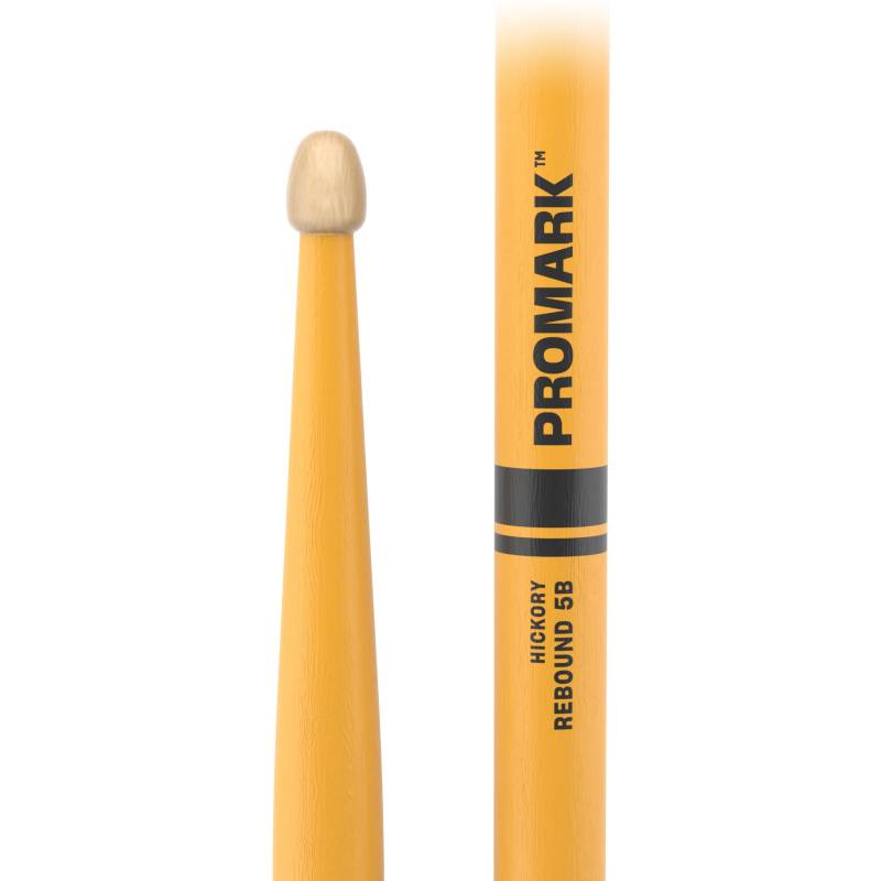 Promark RBH595AW Yellow Rebound 5B Drum Sticks von ProMark